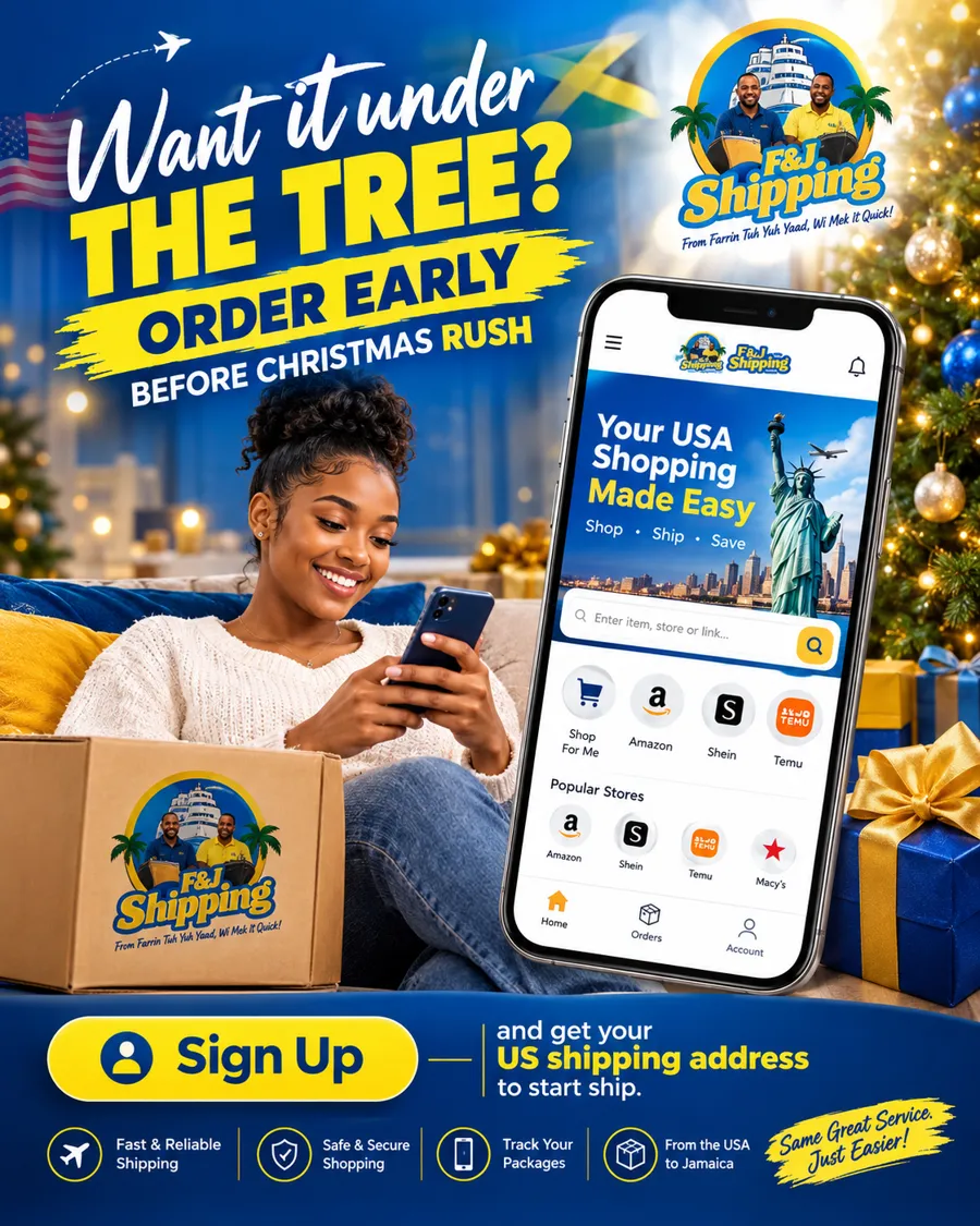 Want it under the tree? Order early before the Christmas rush. Sign up and get your US shipping address.